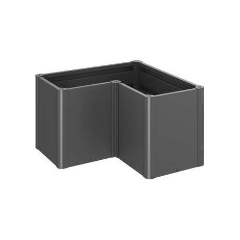 Fioriera Belvedere MIDI Gr. L100 grigio scuro metallizzato