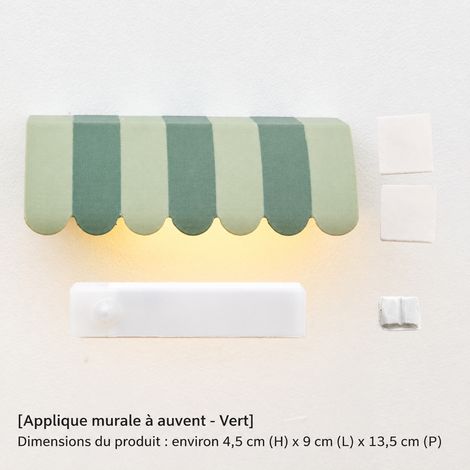 Veilleuse applique murale avant-toit modèle court vert haricot sans fil rechargeable 1 × 1 × 1 cm 1 g – Livraison gratuite