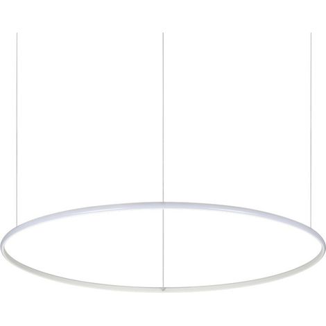 LED dekorative runde integrierte Pendelleuchte weiß, 3000K (1/2)