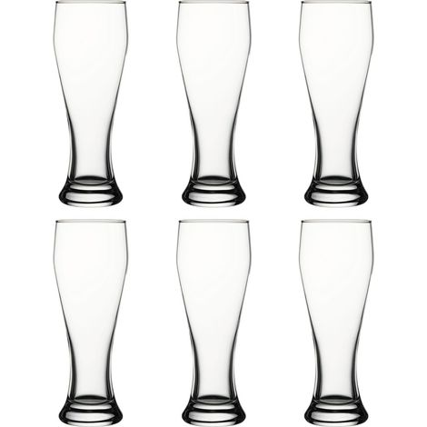 Biergläser, Bierbecher, Gläser 6er Set - Weizenbier, 415ml (1/3)