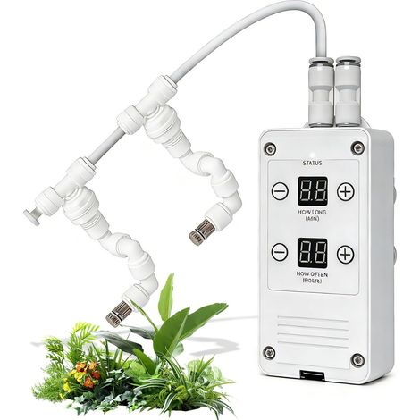 Système d'arrosage intelligent pour terrarium de brume reptiles Avec buses de pulvérisation à 360 ° Minuterie Humidificateur Vaporisateur automatique (1/5)