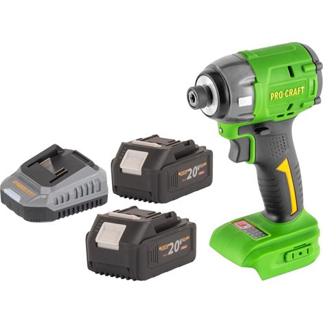 Visseuse à chocs sans fil Procraft PS22bb 20 V 230 Nm 1/4" Brushless Solo - sans batterie, sans chargeur (1/5)