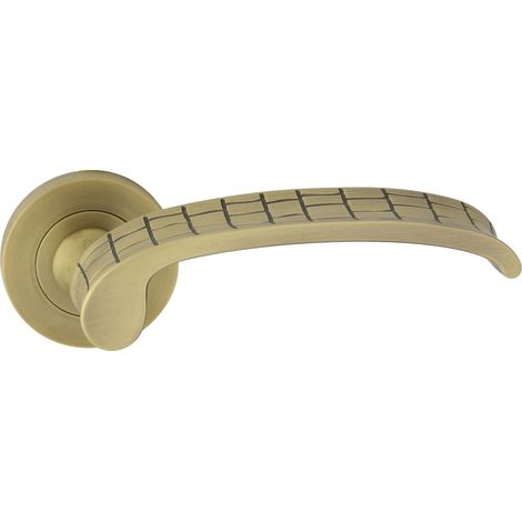 DOMINO Poignée de porte SKIN R M3 Matt Poignée Sans rosace Bronze mat (1/5)