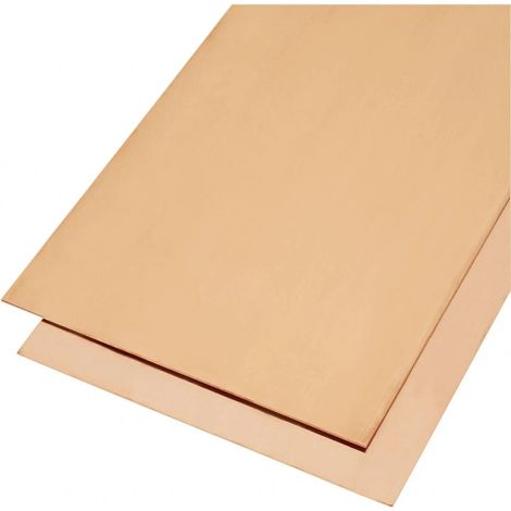 [NEUWERTIG] B-Ware Reely Blech Platte Kupfer Kupferblech Handwerk Heimwerken 400x200x2 Mm 1 Stück