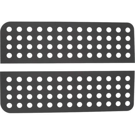 Panneau de vitre latéral arrière en alliage d'aluminium pour Wrangler JK 2007-2018, 2 pièces, couverture de vitre, style A (1/5)