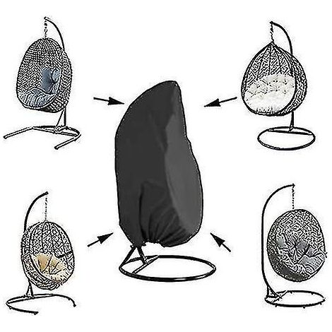 Housse imperméable pour fauteuil suspendu avec cordon de serrage résistant (1/5)