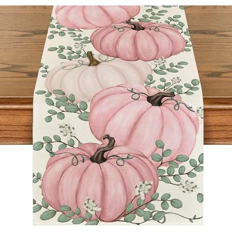 Chemin de table automnal, décoration pour fête à la maison, 13 x 90 pouces (1/5)