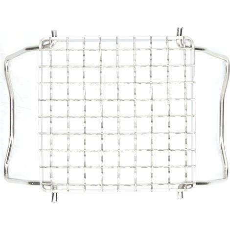 Réchaud de barbecue pliable en acier inoxydable pour le camping, idéal pour le barbecue et le chauffage au bois. (1/5)