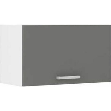 ULTRA Meuble hotte de cuisine L 60 cm - Gris (1/2)