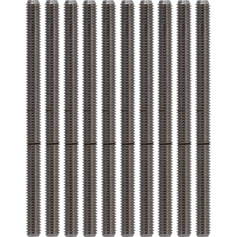 Tige filetée M4 en acier inoxydable résistante à l'usure, barre haute dureté durable pour visserie 4808-0004-0060 (lot de 60) (1/5)
