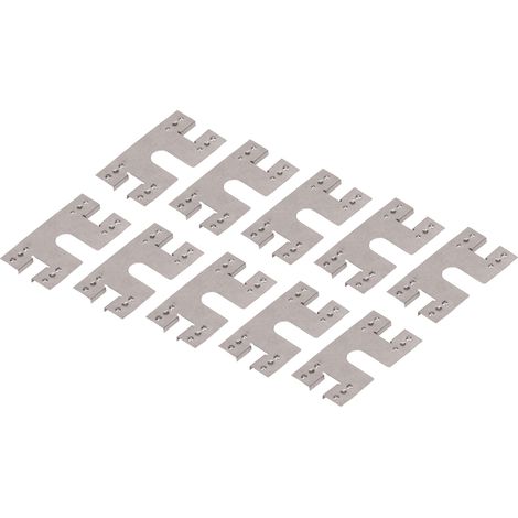 100 Pièces Joints Conducteurs PV pour Parafoudre, Feuille de Terre pour Rails Guides 30X40 à Fente en T (1/5)