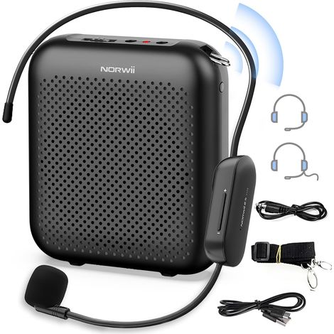 15W Amplificateur Vocal Portable avec Micro sans Fil Bluetooth (1/5)