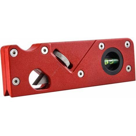 Pialla manuale in legno leggera, pialla smussatrice regolabile per levigare i contorni - Rouge-Crezuo