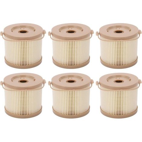 Filtre gasoil racor, Lot de 6 Filtres à Carburant Séparateur d'eau pour Filtre à Eau pour RACOR 2010PM-OR 500FG (1/5)