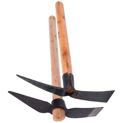 Pioche de Jardin Pioche Jardin Houe Pioche Outil à Main Polyvalent Désherbage Semis Creuser Tourner Outils D\'extraction du Sol