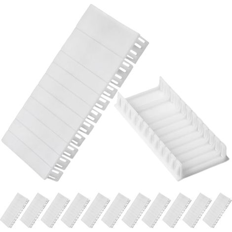 12 Pièces Cache Tableau Electrique, Extensibles à 12TE Compatibles F-Tronic, Hager, Hensel Cache aveugle pour tableau de distribution