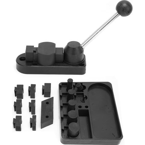 Outil de Cintrage d’Anneaux 30 Pièces, Machine à Cintrer les Bagues avec 6 Matrices Nylon 12-22mm, Kit de Fabrication de Bijoux pour Métaux Tendraille, Marteau et Outils de (1/5)
