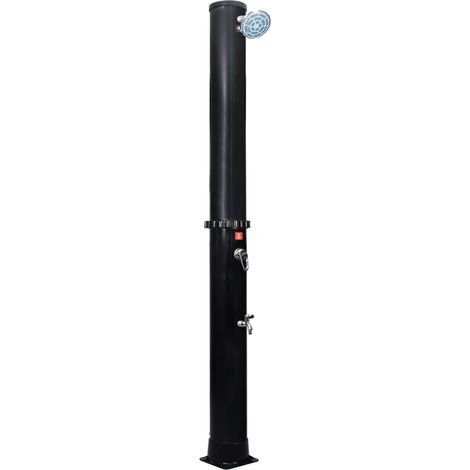 Douche solaire d'extérieur avec pomme de douche et robinet 40 L CFW67192 (1/5)