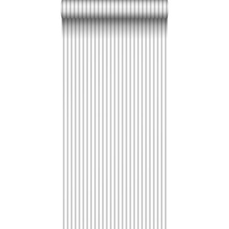 papier peint à rayures gris et blanc  - Sanders & Sanders (1/5)