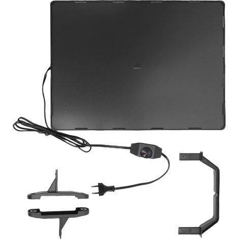 Plaque chauffante pour poulailler Sans marque 18.9 pouces Réglable 50-85℃ Économe en énergie Montage mural ou vertical Câble 165cm (1/5)