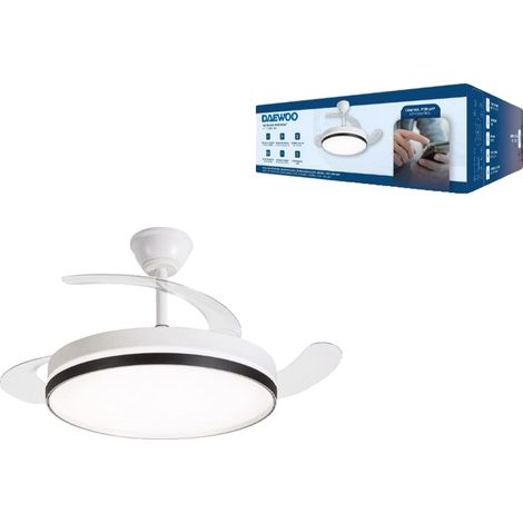 Ventilateur Daewoo dw5009 lames rétractables 30W (1/5)
