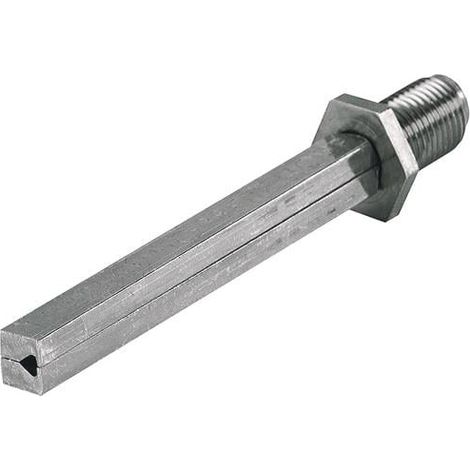 Profilo a T VK FDW 4-KT.8x100mm, ottone rivestito, diviso, M12x1,25 (1/2)