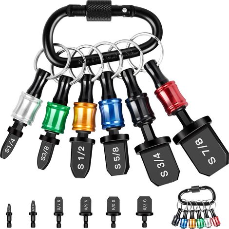 Kit de 12 piezas para abocardar tuberías de cobre para aire acondicionado (varilla de conexión incluida, compatible con los siguientes diámetros de tubería: 1/4'', 3/8'', 1/2'', 5/8'', 3/4'', 7/8''). (1/5)