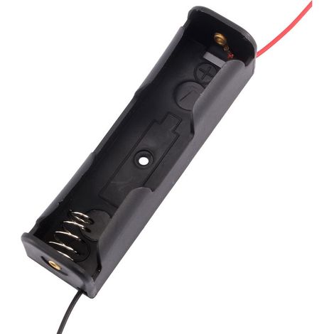 Caisse en plastique de bote de stockage de support de batterie pour 18650 rechargeable avec le fil conducteur. (1/5)