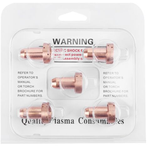 Lot de 5 buses de découpe plasma 120 A 9-8253 pour chalumeau de découpe SL60-100 (1/5)