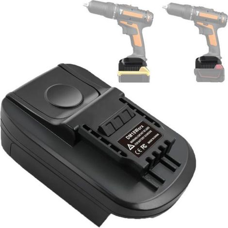 Adaptateur De Batterie - 20 V - Pour Outils Worx 18 V Et Batteries Dewalt 20 V Li-Ion - 4 Broches - 1 Pièce (1/4)