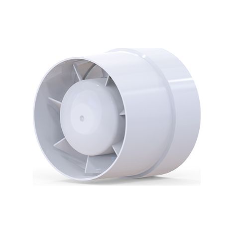 Ventilateur extracteur d’air axial 100 mm – Débit 130 m³/h – Faible consommation 12 W – Pour salle de bain, cuisine, cave – Plastique ABS (1/2)