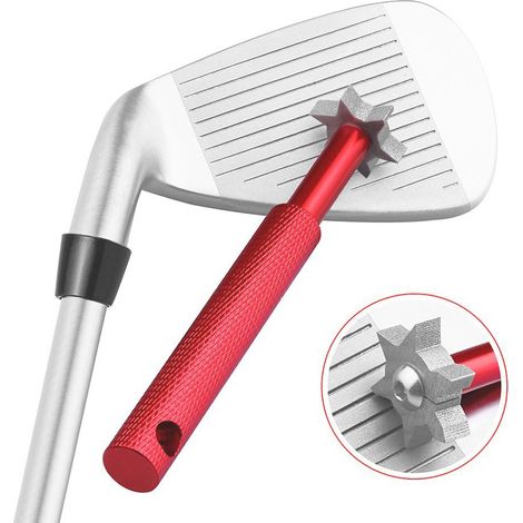 Affûteur de clubs de golf 6 têtes, outil de regravage et nettoyant (1/5)