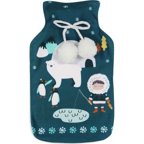 Bouillotte enfant avec housse polaire 2L Igloo (1/3)