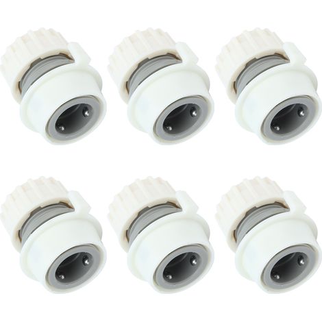 Lot de 8 raccords rapides pour robinet de machine à laver, adaptables aux tuyaux d'arrosage 4分, connexion fiable et étanche. (1/5)