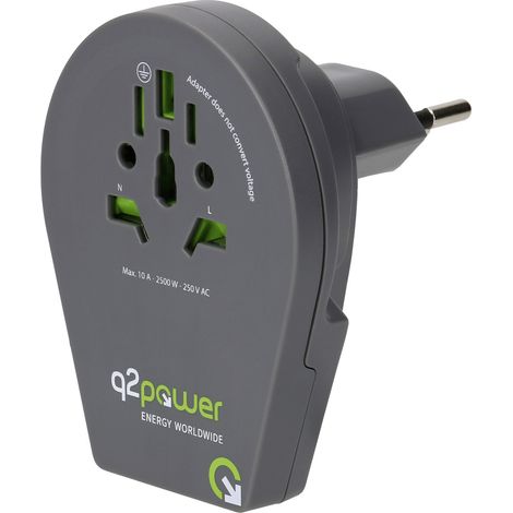 Q2 Power q2-1-1.00200-TH Reiseadapter (1/4)