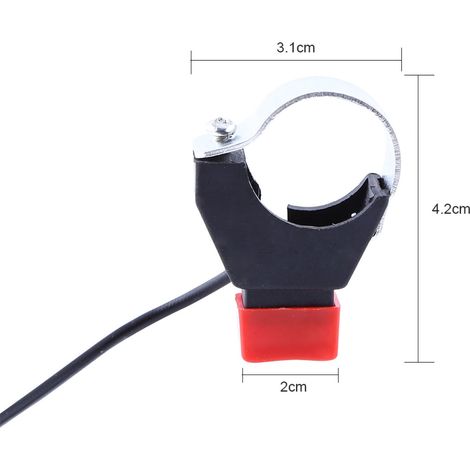 Universeller Motorstoppschalter für Mini-Moto-Quad-Cross mit 22-mm-Lenker, kompatibel mit 49-cm³-Pitbikes (1/5)