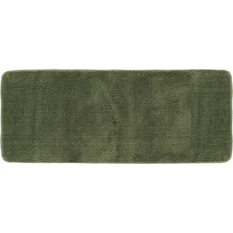 Mikrofasermatte doppelwaschbecken 50x120 cm latexunterseite - kaki - Tendance
