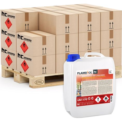 48x 5 L FLAMBIOL® Bioethanol 100 % Hochrein