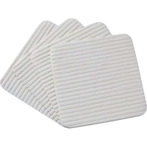 Quadratische Anti-Rutsch-Teppichaufkleber, Set mit 4 Stück, Maße 10 x 10 cm. (1/5)