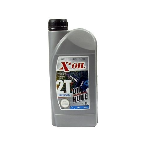 Huile moteur 2 temps 1L X'OIL semi-synthèse API TC