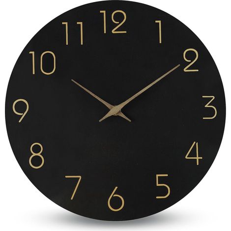 Orologio da parete - Orologio da parete moderno - Orologio da parete silenzioso e senza ticchettio - 25x25 cm - Orologio da parete industriale (1/5)