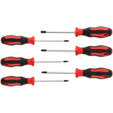 Gedore RED R38402006 Jeu de tournevis 6 pièces 6 pans intérieurs (TX) (1/5)