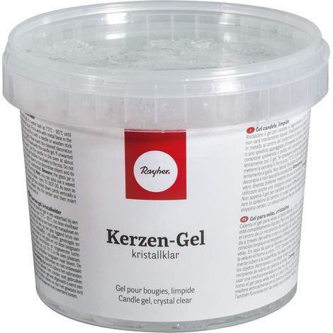 RAYHER HOBBY 3130200, Gel per Candele, Trasparente, Secchiello di 750g/ 850 ml (1/4)