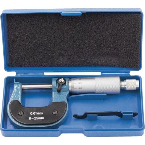 Coffret micrometre 0 à 25 mm palmer de precision au 1/100 ème