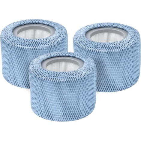 Lot de 3 filets de protection compatibles avec les filtres Mspa Whirlpools - 90 plis - Pour tous les jacuzzis Mspa - Blanc