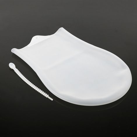 Sac à pâte réutilisable en silicone souple pour pétrir, mélanger la farine et conserver les aliments – outil de cuisine et de pâtisserie (1/5)
