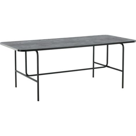 Table à Manger Design "Uno" 200cm Noir (1/5)