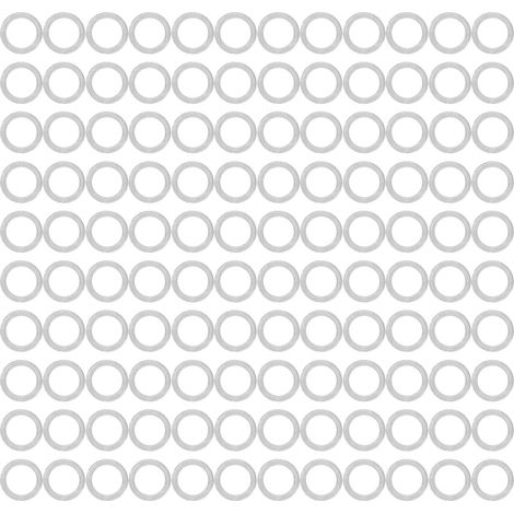120 Stück Edelstahl-Unterlegscheiben, 8 mm Innendurchmesser, 11 mm Außendurchmesser, Reparaturzubehör