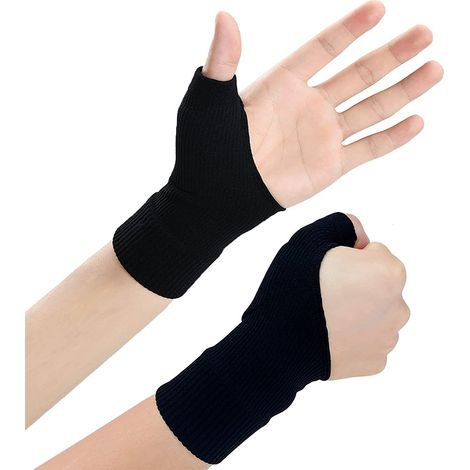 Gants de compression de soutien pour le poignet et le pouce, attelle pour soulager les douleurs articulaires de la main, du poignet et du pouce, en cas d'arthrite (1/5)