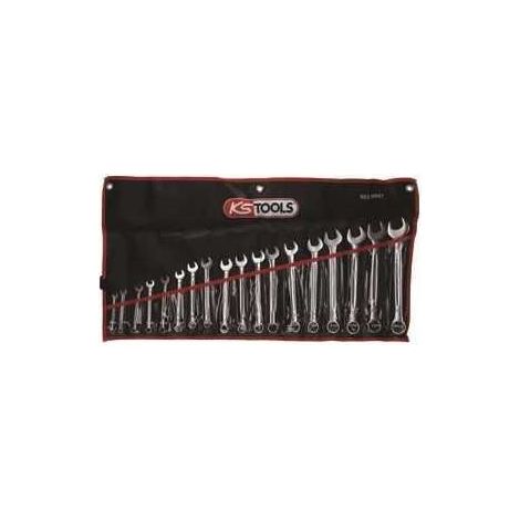 Juego de llaves combinadas KS TOOLS Ultimate - 18 piezas - 922.0047